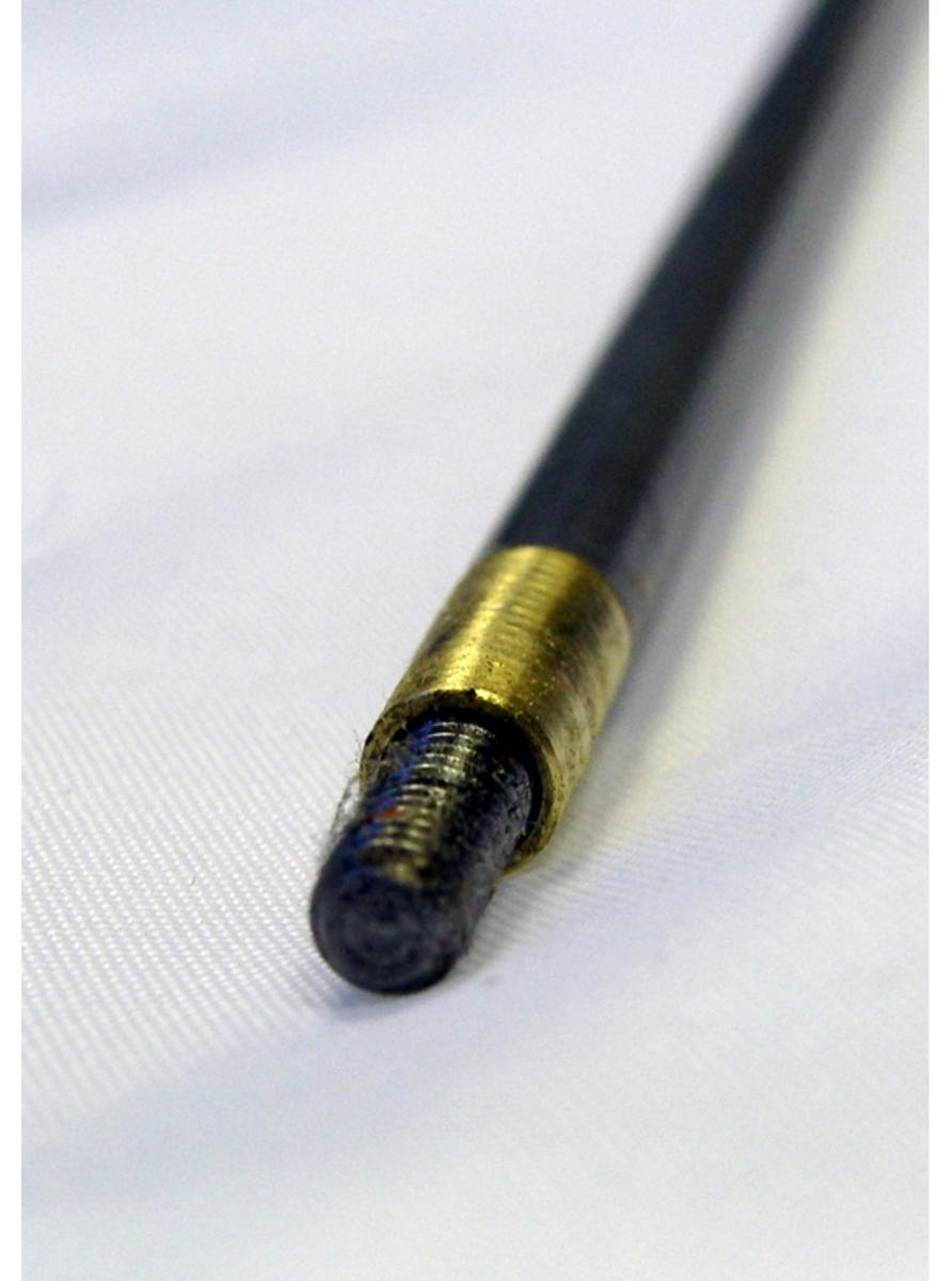 Metal Rod Riffle Parker Hale Rifle Rod .22 Male Grey Rod Red Handle 37