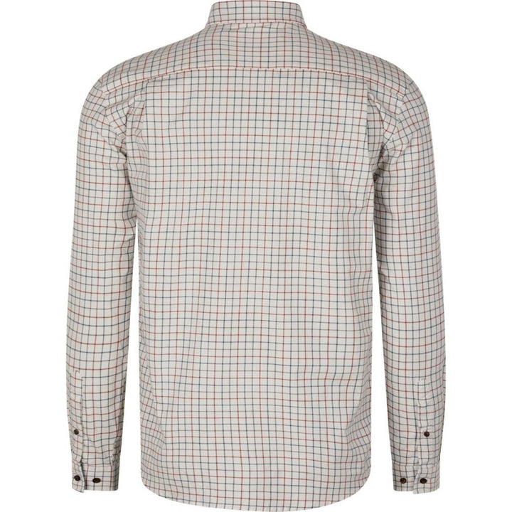 Seeland Oxford Shooting Shirt Grape Leaf/Terracotta Check