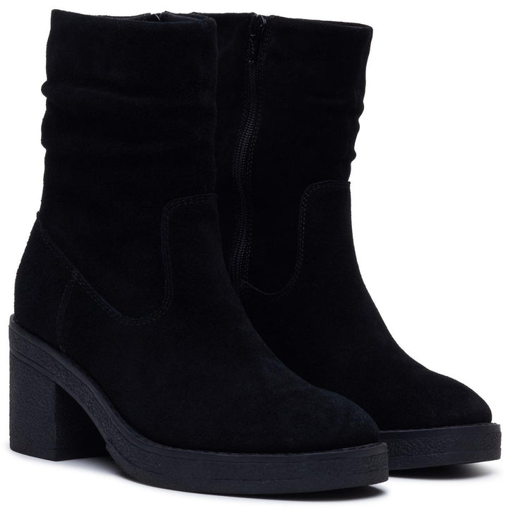 Flora Ruched Boot BLACK