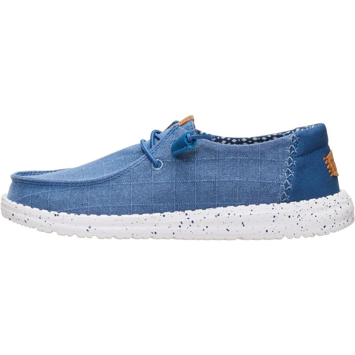 HEYDUDE Wendy Chambray Grid Ensign Blue