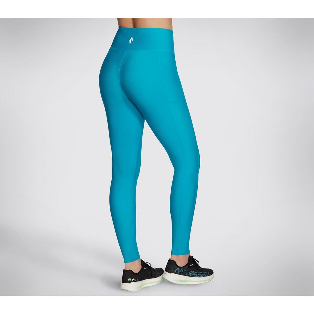 Skechers Performance GOFLEX Rib Legging Aqua/Green