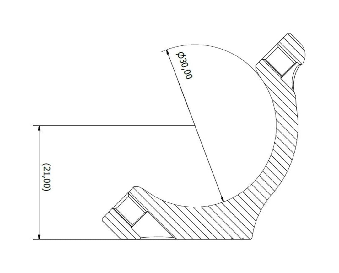 Spuhr HB30-21 30mm Hunting Blaser Saddle Scope Rings