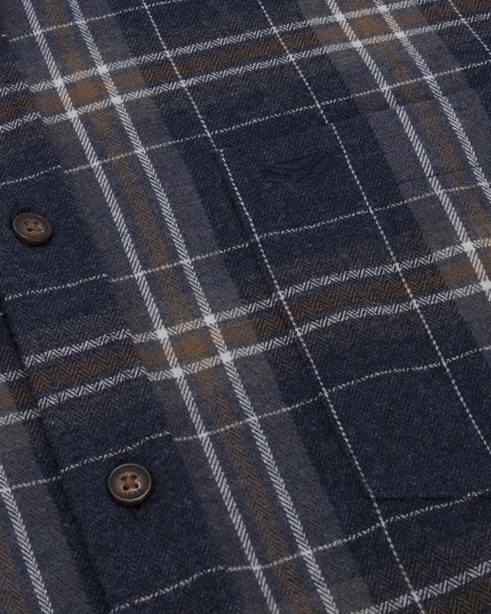 Hoggs of Fife Pitlessie Button Down Flannel Shirt – view 3