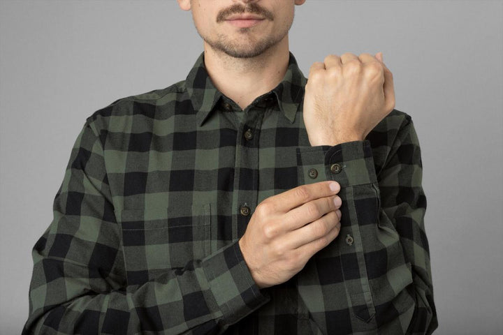 Harkila Härkila Scandinavian L/S shirt Green check
