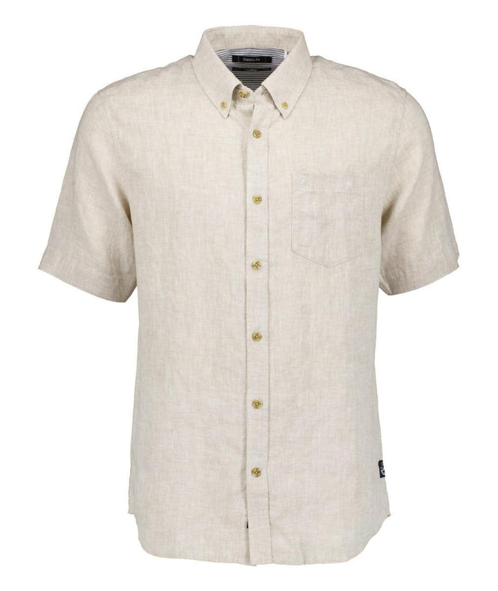 Swanndri Men's Humber Linen Short Sleeve Shirt