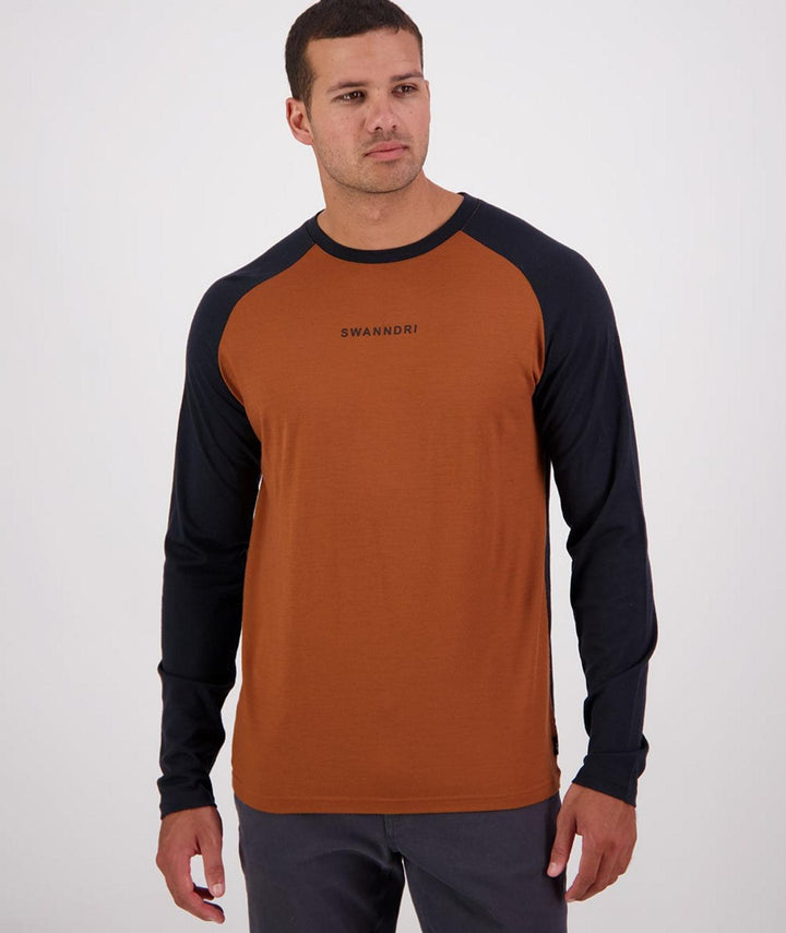 Swanndri Men's Carlton Long Sleeve Merino T-Shirt
