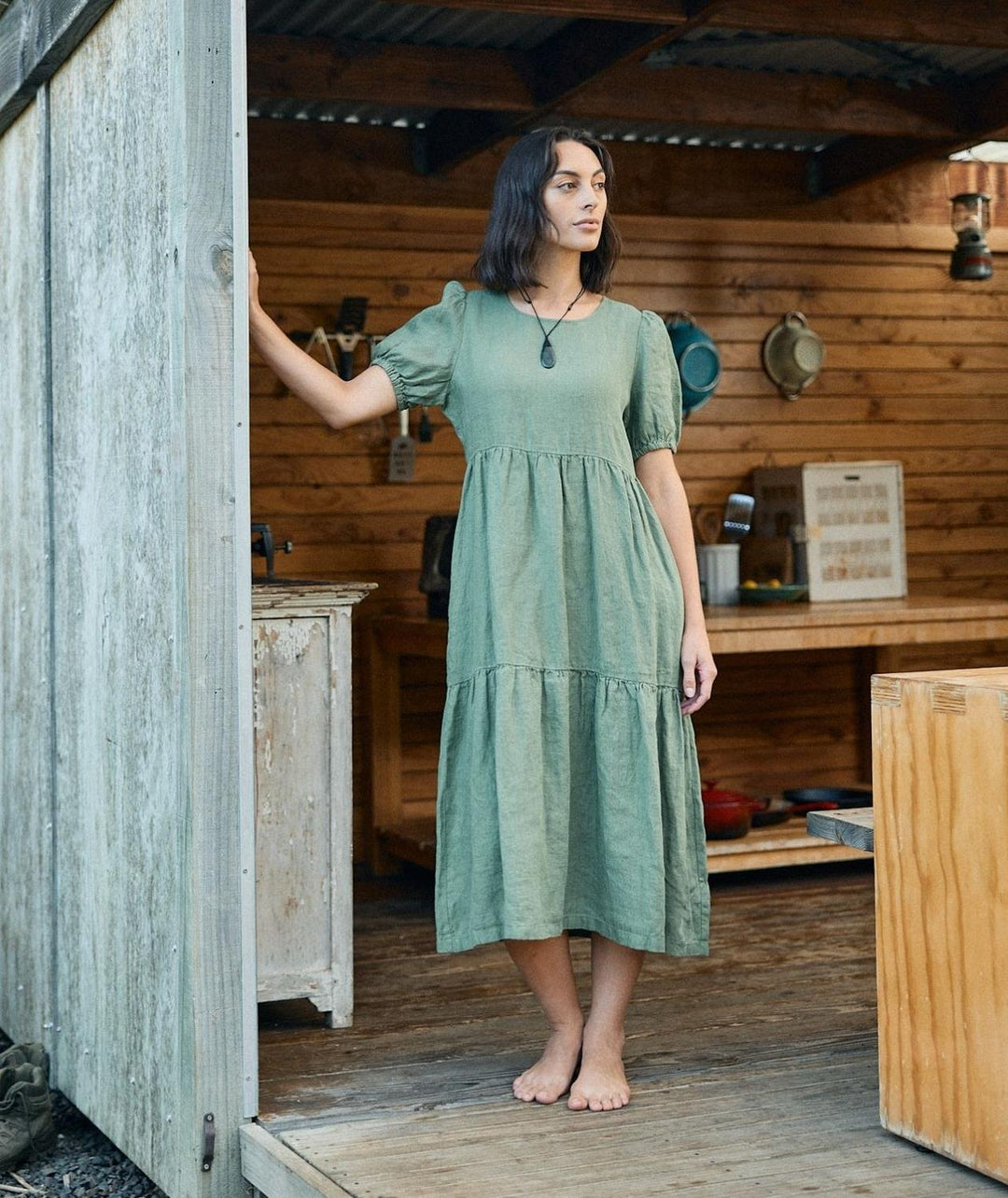 Swanndri Women's Alma Gathered Dress