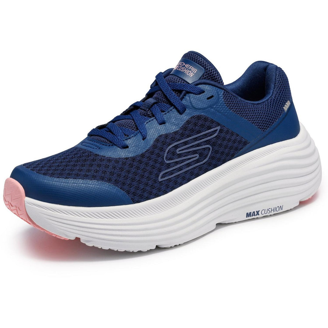 Max Cushioning Endeavour Trainer Navy Synthetic/Pink Trim