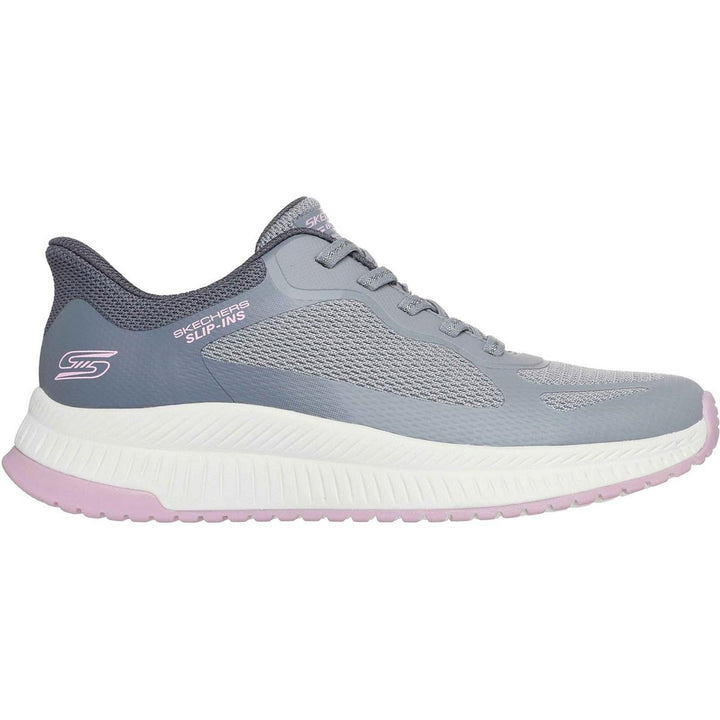 Skechers BOBS Squad 4 Staple Look Trainer Grey/Multi