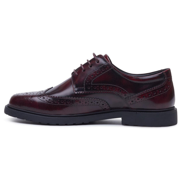Verity Hi-Shine Brogue Plum