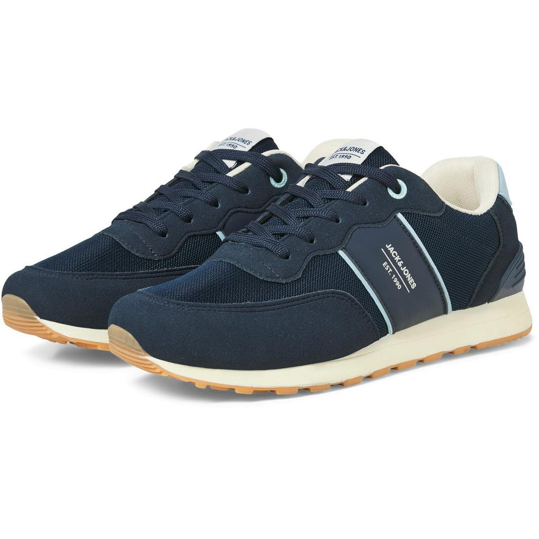 Jack & Jones Spirit Runner Trainer Navy Blazer/Glacier Ice