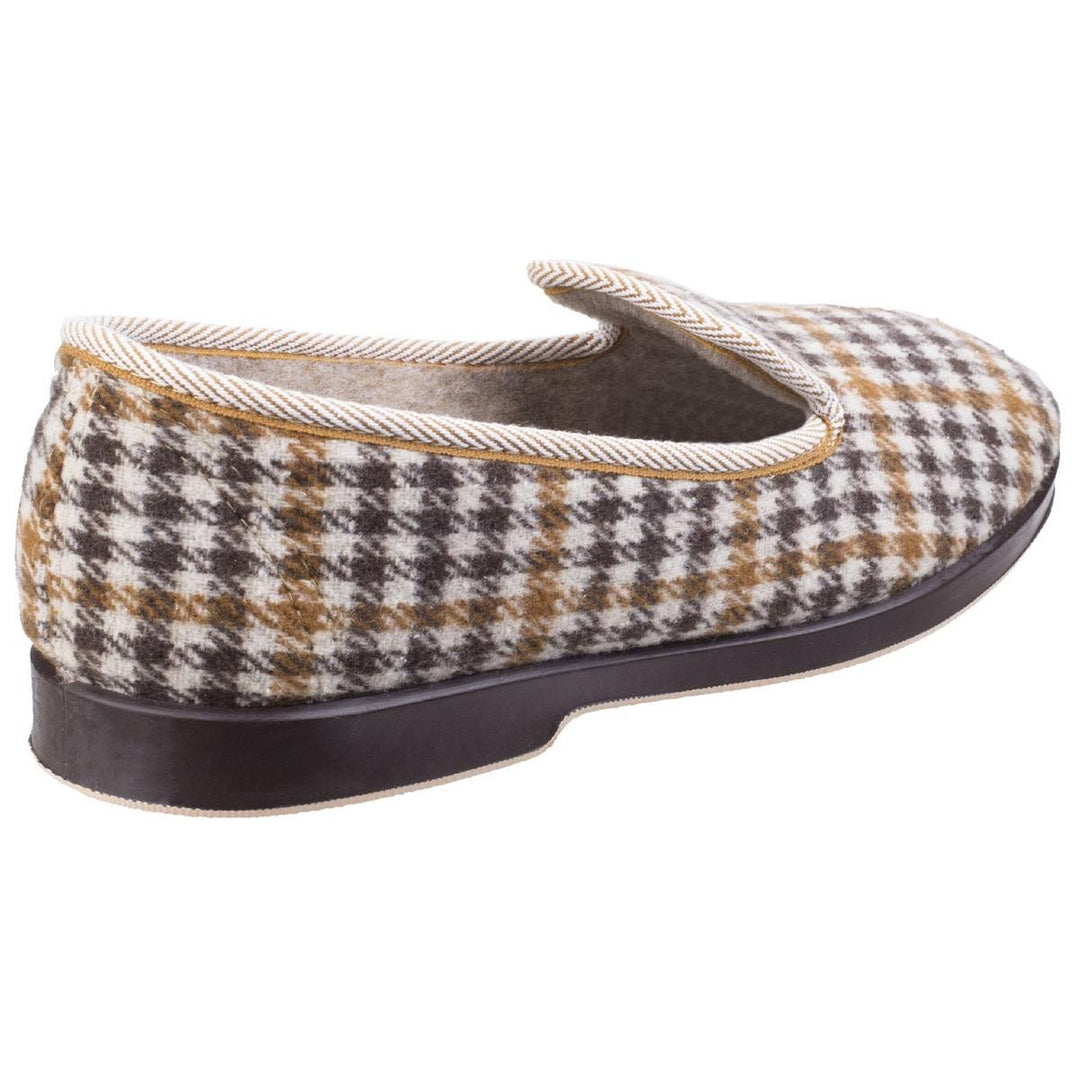 GBS Everett Check Slipper