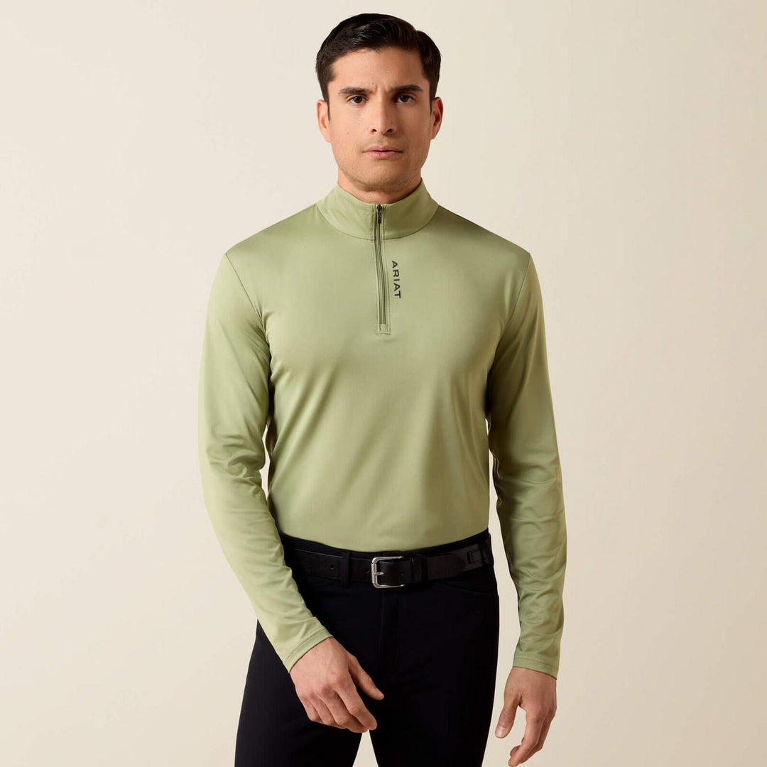 Ariat Mens Lunaveil 1/4 Zip Long Sleeve Base Layer