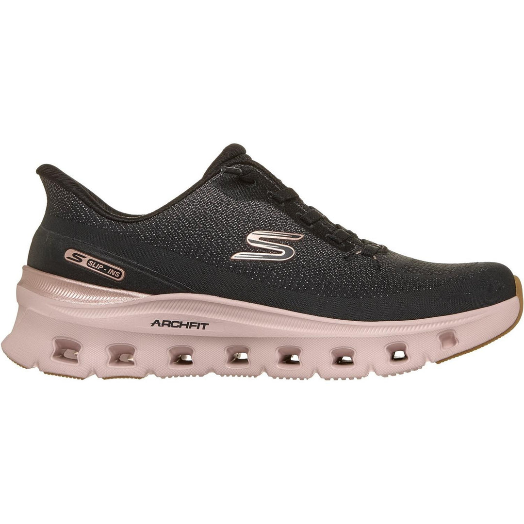 ARCH FIT GLIDE-STEP PRO GOLDEN PACE Black Mesh/Rose Gold Trim