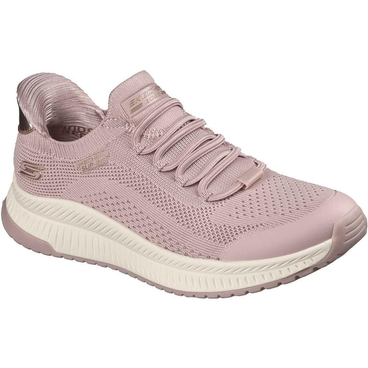 Skechers BOBS Sport Squad 4 Dire Step Trainer Blush