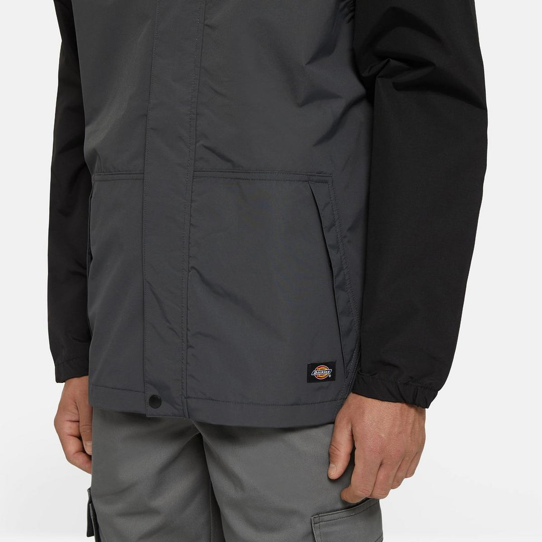 Dickies Waterproof Rain Jacket Charcoal