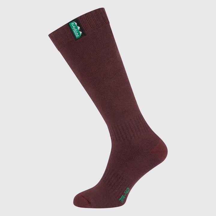 Ridgeline Cotton Work Socks Full Length - Olive Multi