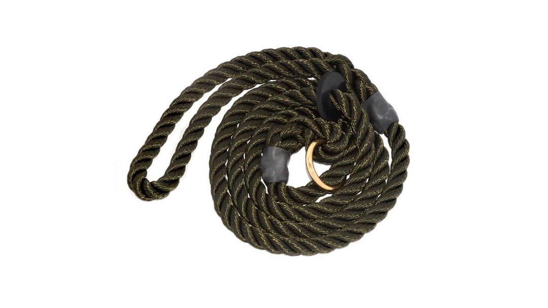 Bisley Elite Slip Lead Green gundog lead