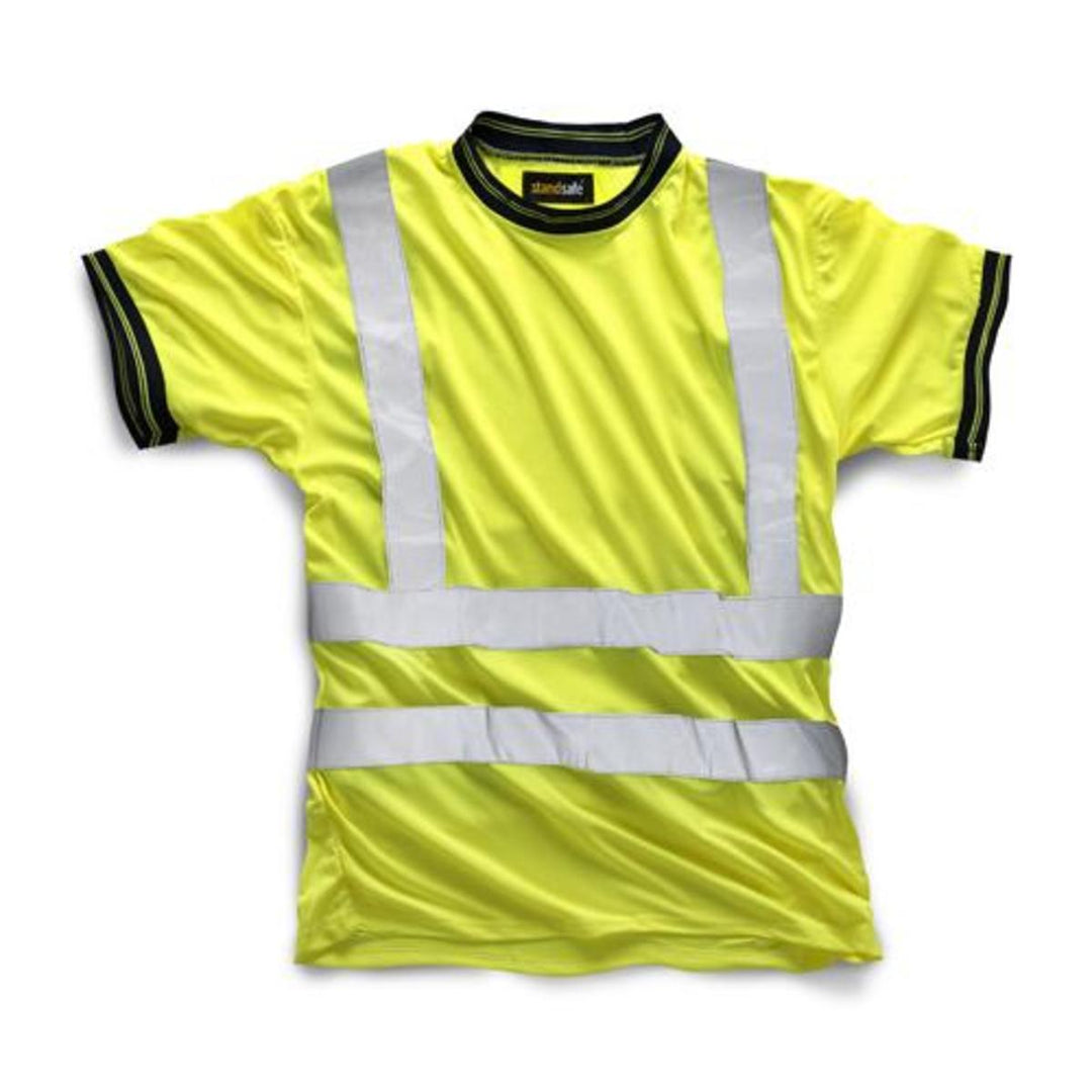 Stepahead Hi Vis HV007 Short Sleeve Crew Neck Tshirt