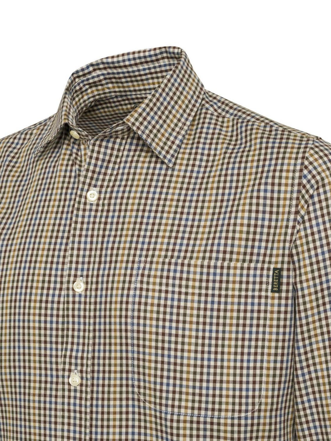 Beretta Bryggen Cotton Shirt Apricot & Bordeaux – view 5