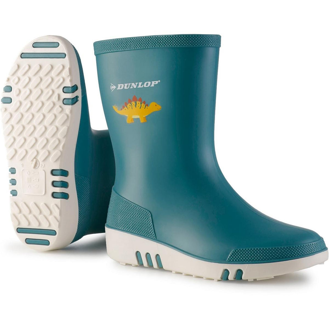Dunlop Kids Mini Wellington Blue/White