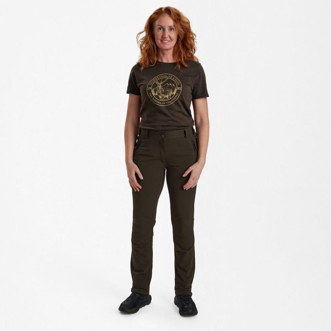 Deerhunter Lady Ann Full Stretch Trousers - Fallen Leaf