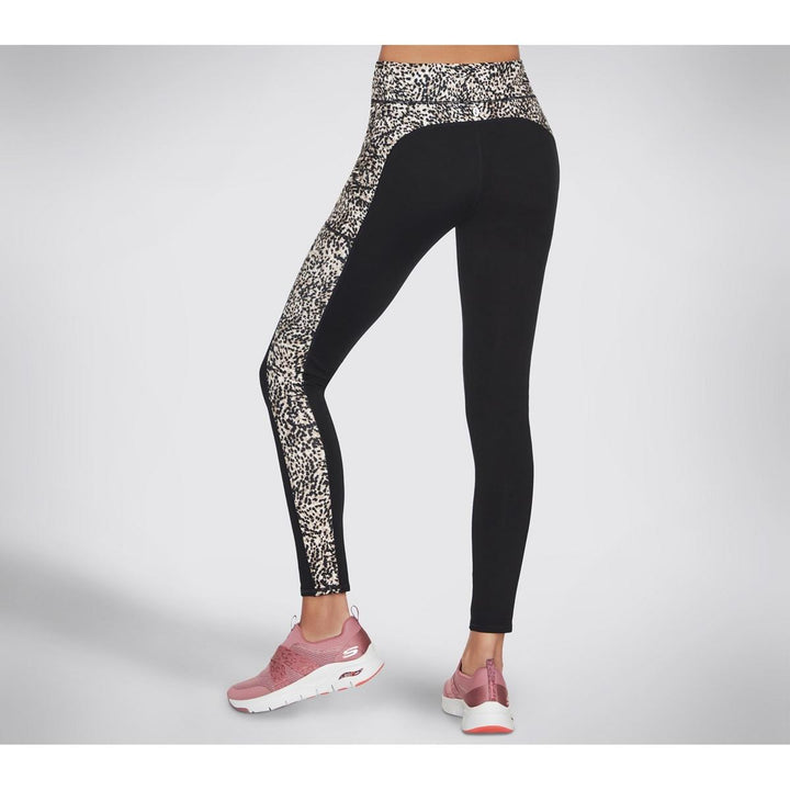 Skechers Performance Go Strech Mini Cheetah Legging Brown/Ta