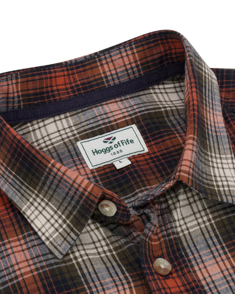 Hoggs of Fife Tiree Herringbone Check Shirt