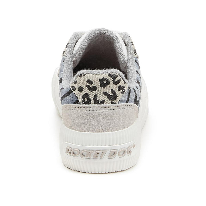 Rocket Dog Cheery Blocked Animal Shoes Grey/White – view 2