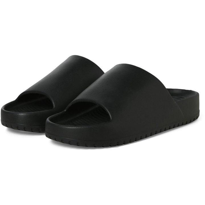 Jack & Jones Ripple Moulded Slider Anthracite