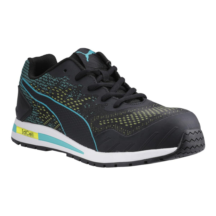 Puma Safety Vivid Green Heart Low Trainer Black/Blue