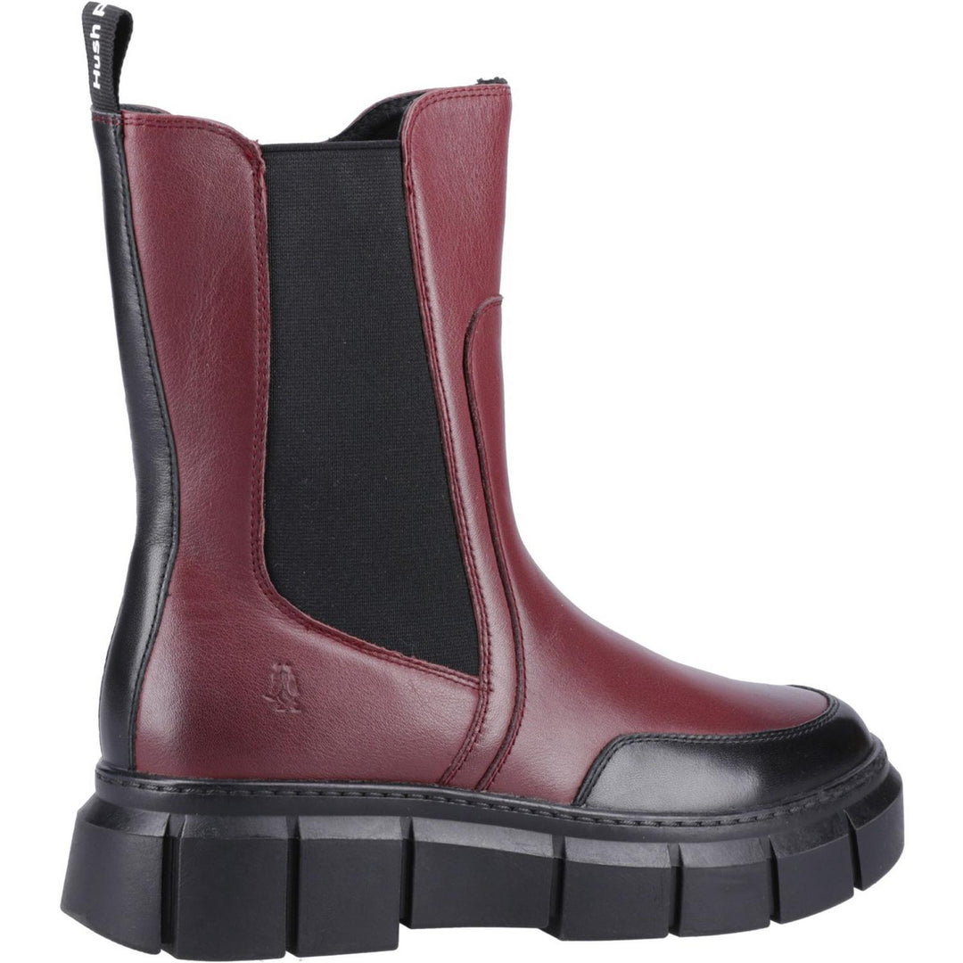 Fleur Ankle Boots Bordeaux