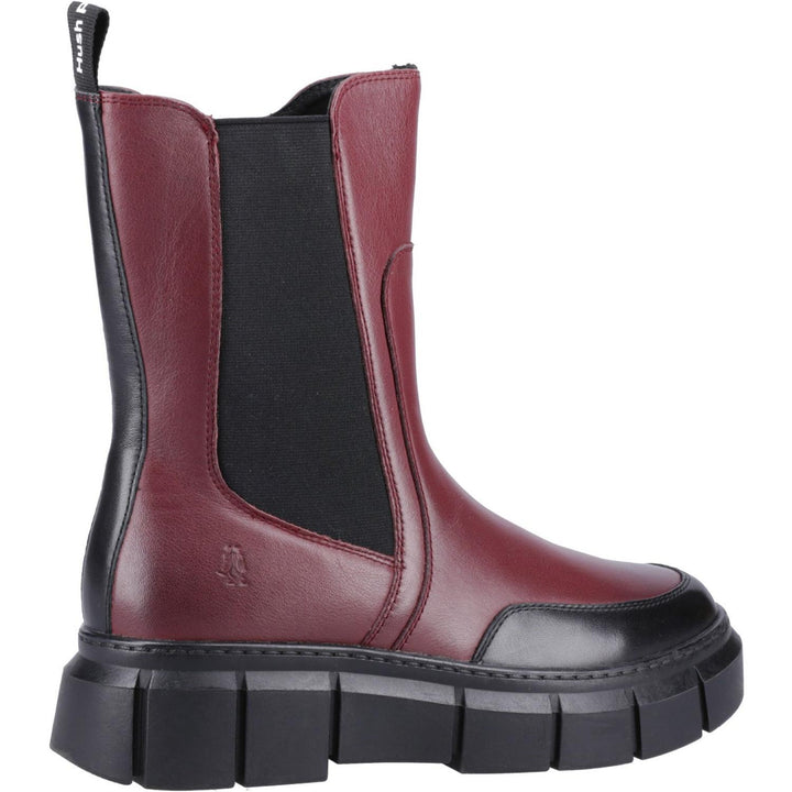 Fleur Ankle Boots Bordeaux