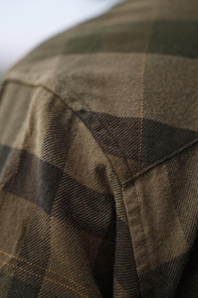 Harkila Asmund L/S shirt Beech green check