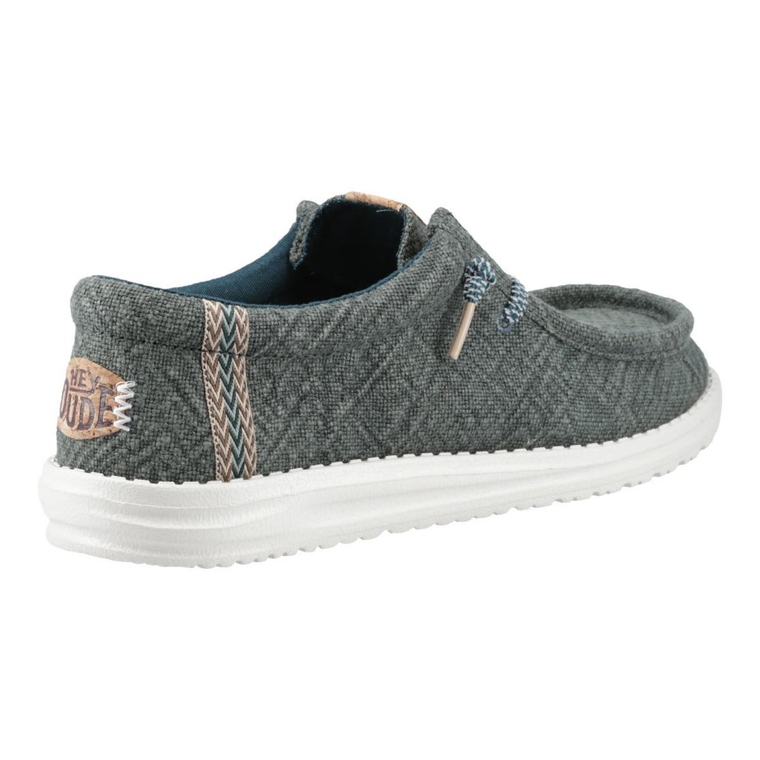 HEYDUDE Wally Jute Shoes Sea Green