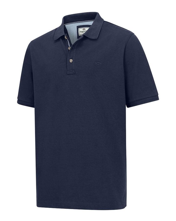 Hoggs of Fife Newton Pique Polo Shirt - Navy