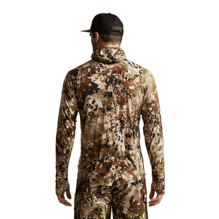 Sitka Core Merino 120 Hoody Optifade Subalpine - Lightweight 120-gram, 17.5-micron ArmorSpun Wool for durability and anti-itch comfort, Easy-care can be washed dried with your regular laundry