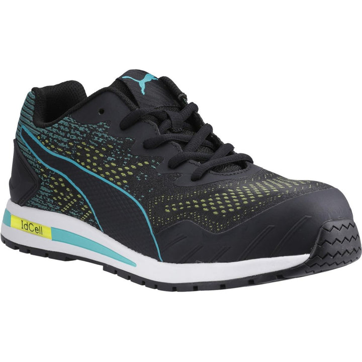 Puma Safety Vivid Green Heart Low Trainer Black/Blue