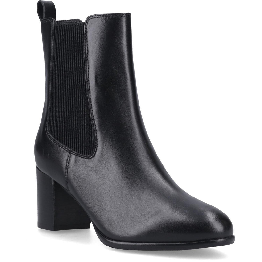 Camellia Heeled Boot BLACK