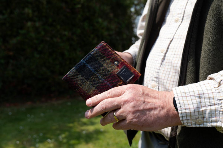 Parker Hale Shotgun Certificate Wallet Tweed Red by Parker-Hale