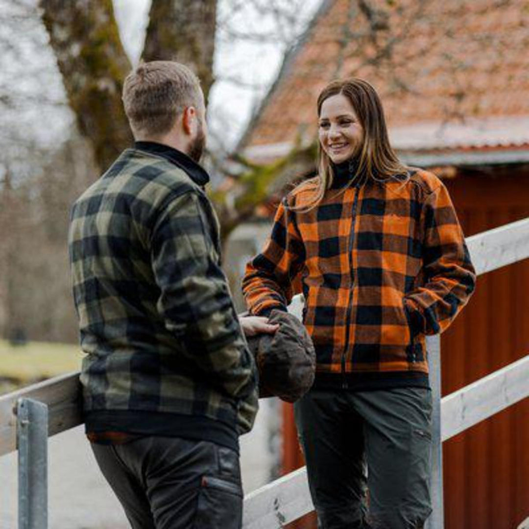 SwedTeam Lynx M Sweater Full-zip Orange/Black