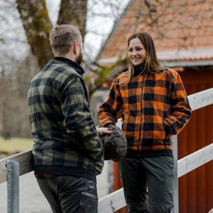 SwedTeam Lynx M Sweater Full-zip Orange/Black