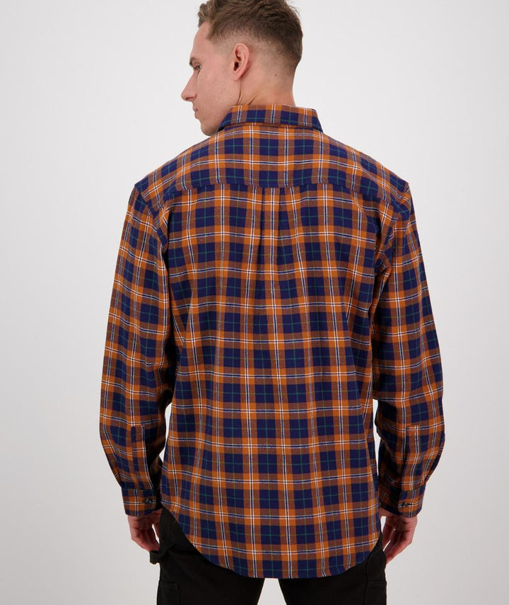 Swanndri Barn Shirt Burnt Orange