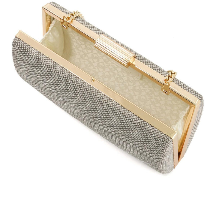 Dune Belleview Clutch Pewter