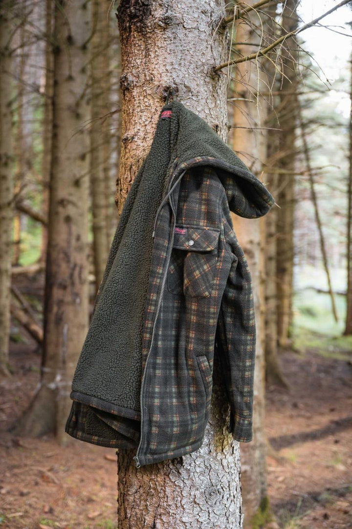 Hoggs of Fife Caithness Hooded Fleece Shacket
