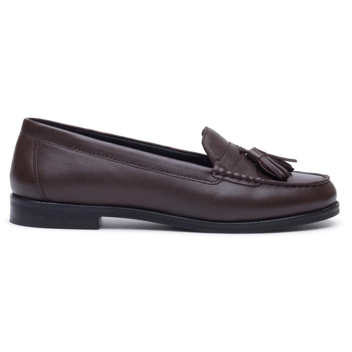 Connie Tassel Loafer Chocolate