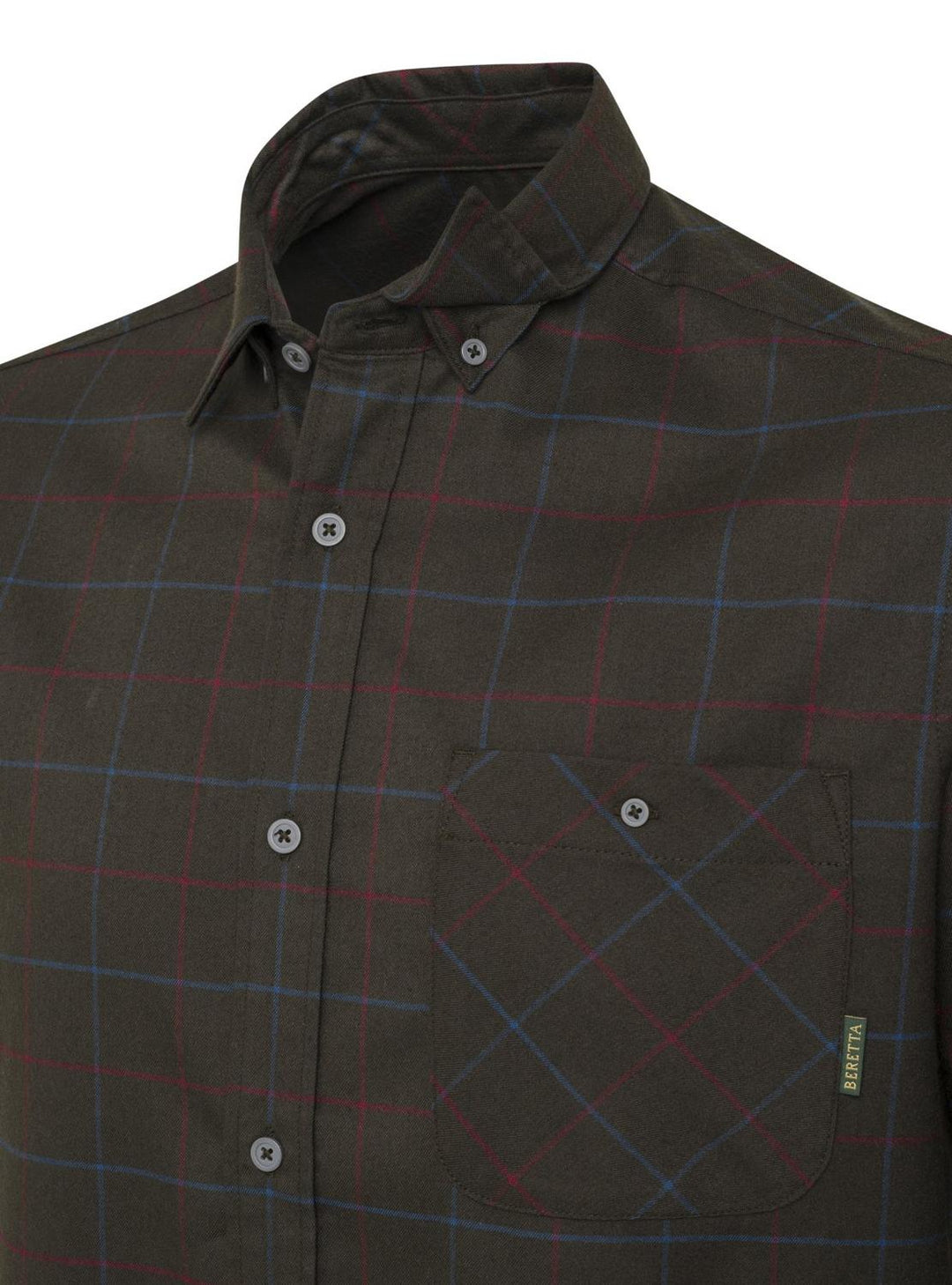 Beretta Jargo Stretch Shirt Bark & Burgundy – view 6