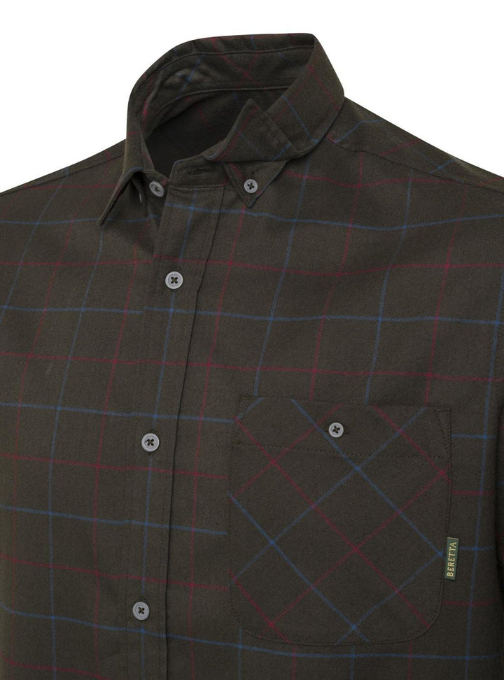 Beretta Jargo Stretch Shirt Bark & Burgundy – view 6