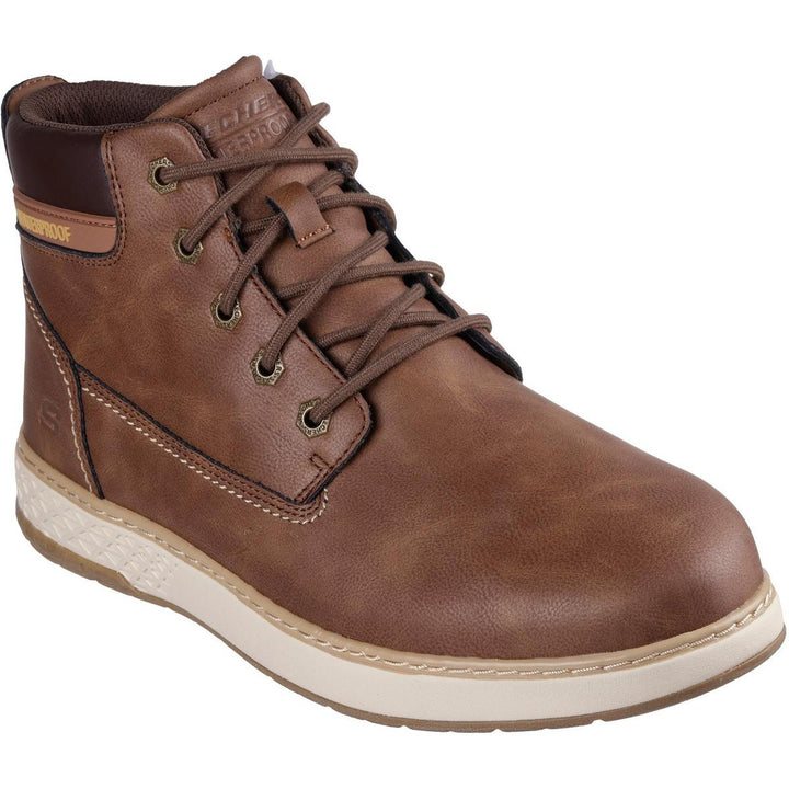 Skechers Garlan Deno Trainers Brown