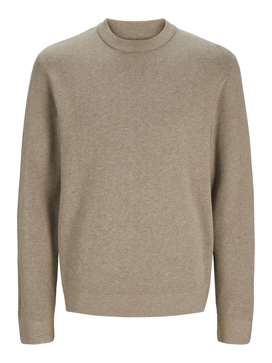 Jack & Jones Milano Stitch Sweat Shirt Griege Melange